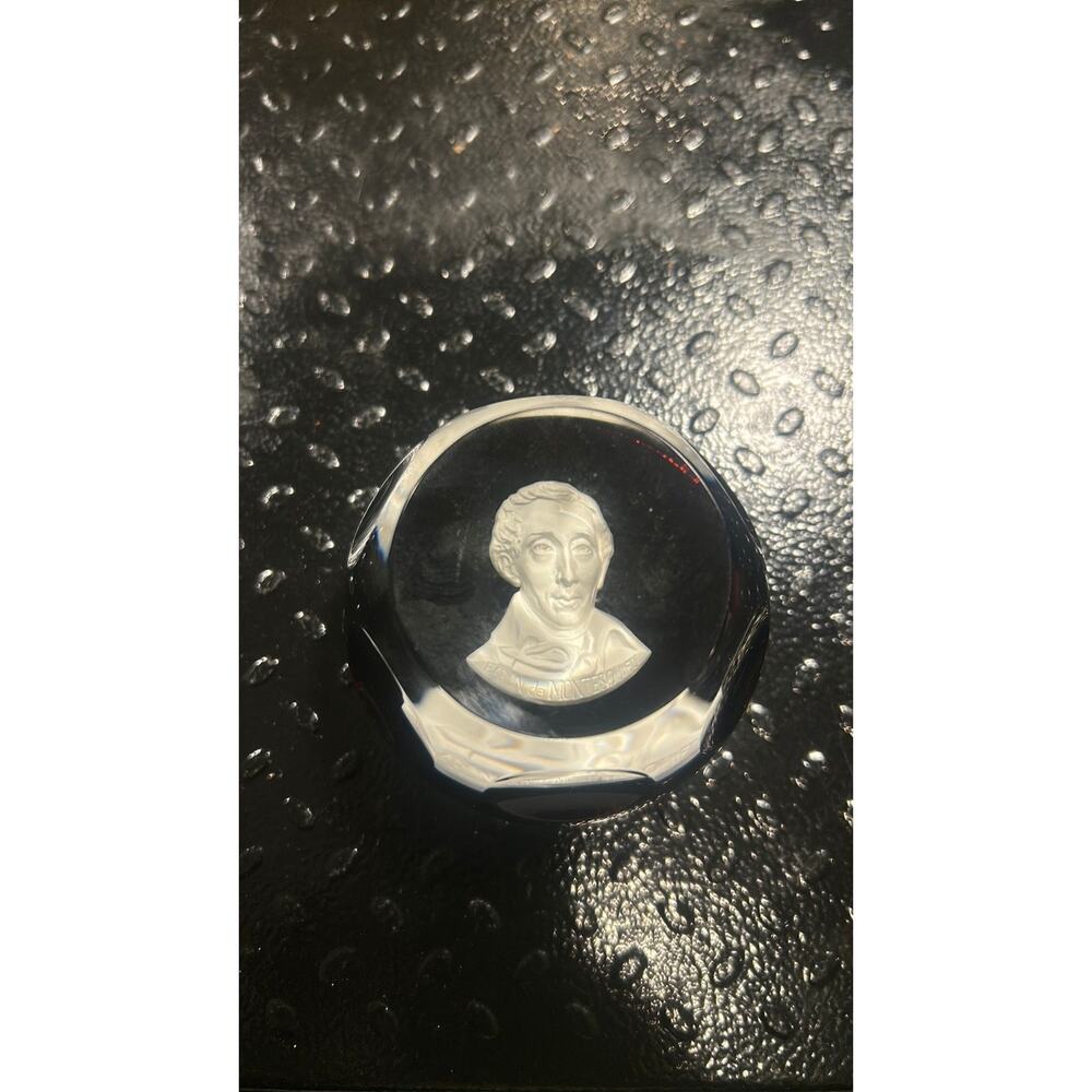Baccarat Crystal Paper Weight - The Baron